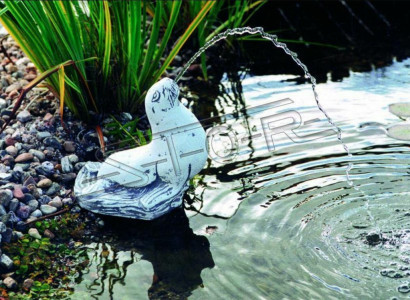 Garden figure "Fontaine" 32cm pond figure statue cast stone